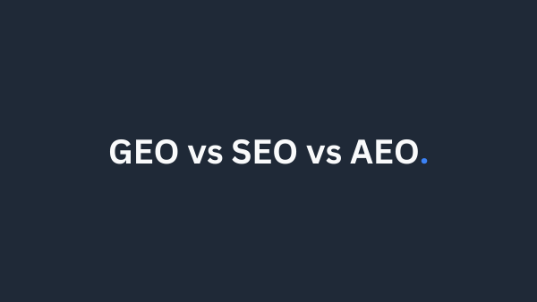 GEO vs SEO vs AEO Infographic Breakdown