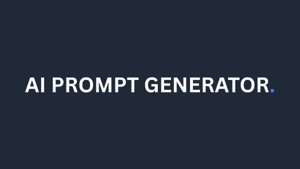 AI Prompt Generator interface for ChatGPT, Gemini, and Claude