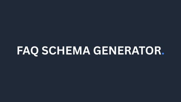 FAQ Schema Generator tool for creating search rich snippets