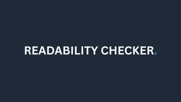 Readability Checker using Flesch-Kincaid formula